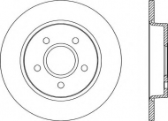 Тормозной диск OPEN PARTS BDR2041.10