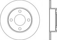 Тормозной диск OPEN PARTS BDR2045.10