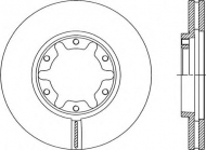 Тормозной диск OPEN PARTS BDR2051.20