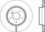 Тормозной диск OPEN PARTS BDR2065.20
