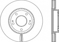 Тормозной диск OPEN PARTS BDR2069.20