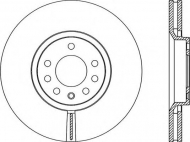 Тормозной диск OPEN PARTS BDR2086.20