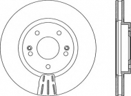 Тормозной диск OPEN PARTS BDR2115.20