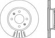 Тормозной диск OPEN PARTS BDR2132.20