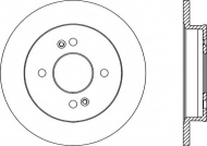 Тормозной диск OPEN PARTS BDR2184.10