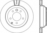 Тормозной диск OPEN PARTS BDR2195.20