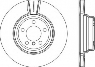 Тормозной диск OPEN PARTS BDR2198.20