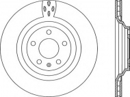 Тормозной диск OPEN PARTS BDR2201.20