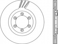 Тормозной диск OPEN PARTS BDR2229.20