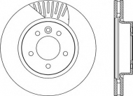 Тормозной диск OPEN PARTS BDR2251.20