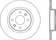Тормозной диск OPEN PARTS BDR2322.10
