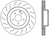 Тормозной диск OPEN PARTS BDR2420.25