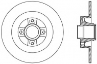 Тормозной диск OPEN PARTS BDR2427.10