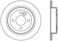 Тормозной диск OPEN PARTS BDR2430.10
