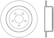 Тормозной диск OPEN PARTS BDR2479.10