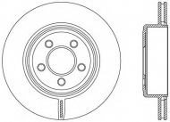 Тормозной диск OPEN PARTS BDR2481.20