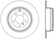 Тормозной диск OPEN PARTS BDR2504.10