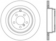 Тормозной диск OPEN PARTS BDR2506.20