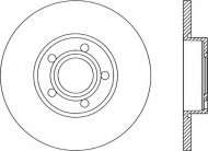 Тормозной диск OPEN PARTS BDA1037.10