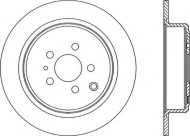 Тормозной диск OPEN PARTS BDA1149.10