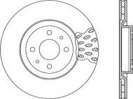Тормозной диск OPEN PARTS BDA1231.20