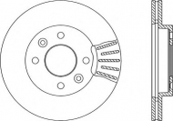 Тормозной диск OPEN PARTS BDA1450.20