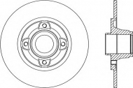 Тормозной диск OPEN PARTS BDA1461.10