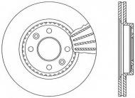 Тормозной диск OPEN PARTS BDA1462.20