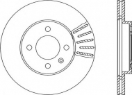 Тормозной диск OPEN PARTS BDA1579.20