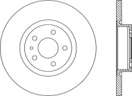 Тормозной диск OPEN PARTS BDA1661.10