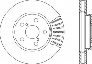 Тормозной диск OPEN PARTS BDA1726.20