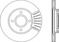 Тормозной диск OPEN PARTS BDA1739.20