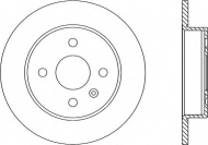 Тормозной диск OPEN PARTS BDA1810.10