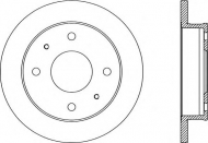 Тормозной диск OPEN PARTS BDA1858.10