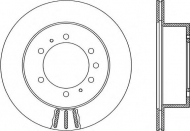 Тормозной диск OPEN PARTS BDA1884.20
