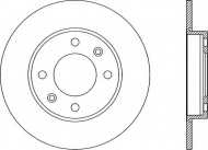 Тормозной диск OPEN PARTS BDA1893.10