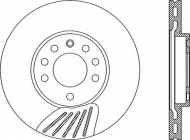 Тормозной диск OPEN PARTS BDA1908.20