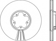 Тормозной диск OPEN PARTS BDA1946.20