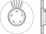 Тормозной диск OPEN PARTS BDA1947.20