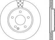 Тормозной диск OPEN PARTS BDA1951.20