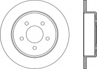 Тормозной диск OPEN PARTS BDA1972.10
