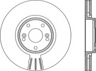 Тормозной диск OPEN PARTS BDA1999.20
