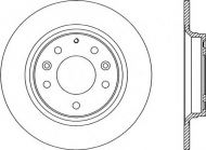 Тормозной диск OPEN PARTS BDA2023.10