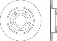 Тормозной диск OPEN PARTS BDA2024.10