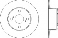 Тормозной диск OPEN PARTS BDA2044.10