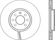 Тормозной диск OPEN PARTS BDA2074.20