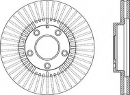Тормозной диск OPEN PARTS BDA2075.20