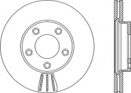 Тормозной диск OPEN PARTS BDA2142.20