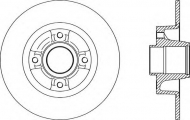 Тормозной диск OPEN PARTS BDA2165.10