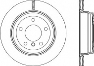 Тормозной диск OPEN PARTS BDA2278.20